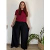 Kalhoty dlouhé letní dámské nadrozměr DANIELLA (52/54/56 ONE SIZE) ITALSKÁ MÓDA IM425DANIELLA/DUR