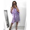 Šaty letní motýlkové krátký rukáv dámské Sofia (S/M ONE SIZE) ITALSKA MÓDA IMM22SY19139/DR