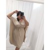 Šaty letní motýlkové krátký rukáv dámské Sofia (S/M ONE SIZE) ITALSKA MÓDA IMM22SY19139/DR