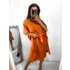 Šaty letní motýlkové krátký rukáv dámské Sofia (S/M ONE SIZE) ITALSKA MÓDA IMM22SY19139/DR