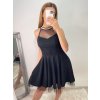 Šaty elegantní krátké bez rukávu společenské dámské Tereza (S/M ONE SIZE) ITALSKÁ MÓDA IMM22Q52233/UL
