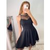 Šaty elegantní krátké bez rukávu společenské dámské Tereza (S/M ONE SIZE) ITALSKÁ MÓDA IMM22Q52233/UL