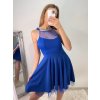 Šaty elegantní krátké bez rukávu společenské dámské Tereza (S/M ONE SIZE) ITALSKÁ MÓDA IMM22Q52233/UL