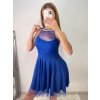 Šaty elegantní krátké bez rukávu společenské dámské Tereza (S/M ONE SIZE) ITALSKÁ MÓDA IMM22Q52233/UL