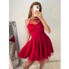 Šaty elegantní krátké bez rukávu společenské dámské Tereza (S/M ONE SIZE) ITALSKÁ MÓDA IMM22Q52233/UL (Velikost S/M/L, Barva Černá)