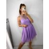 Šaty elegantní krátké bez rukávu společenské dámské Tereza (S/M ONE SIZE) ITALSKÁ MÓDA IMM22Q52233/UL