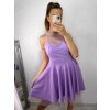Šaty elegantní krátké bez rukávu společenské dámské Tereza (S/M ONE SIZE) ITALSKÁ MÓDA IMM22Q52233/UL
