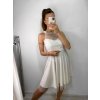 Šaty elegantní krátké bez rukávu společenské dámské Tereza (S/M ONE SIZE) ITALSKÁ MÓDA IMM22Q52233/UL