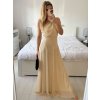 Šaty dlouhé elegantní společenské bez rukávu dámské Ariel (S/M ONE SIZE) ITALSKÁ MÓDA IMPSH223623/DUR (Velikost S/M/L, Barva vínová)