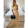 Šaty dlouhé elegantní společenské bez rukávu dámské Ariel (S/M ONE SIZE) ITALSKÁ MÓDA IMPSH223623/DUR (Velikost S/M/L, Barva vínová)