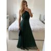 Šaty dlouhé elegantní společenské bez rukávu dámské Ariel (S/M ONE SIZE) ITALSKÁ MÓDA IMPSH223623/DUR (Velikost S/M/L, Barva vínová)