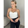 Croptop elegantní na ramínka dámský Lola (S/M ONE SIZE) ITALSKÁ MÓDA IMM24M25206/DUR (Velikost S/M/L, Barva Černá)