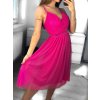 Šaty společenské elegantní letní na ramínka dámské Bianca (S/M ONE SIZE) ITALSKÁ MÓDA IMPSH222053A/DU (Velikost S/M/L, Barva béžová)
