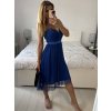 Šaty společenské elegantní letní na ramínka dámské Bianca (S/M ONE SIZE) ITALSKÁ MÓDA IMPSH222053A/DU (Velikost S/M/L, Barva béžová)