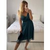 Šaty společenské elegantní letní na ramínka dámské Bianca (S/M ONE SIZE) ITALSKÁ MÓDA IMPSH222053A/DU (Velikost S/M/L, Barva béžová)