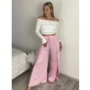 Kalhoty dlouhé letní dámské AURORA (S/M/L ONE SIZE) ITALSKÁ MÓDA IMD25116/DUR
