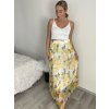Sukně dlouhá tylová dámská LEMON (S/M/L ONE SIZE) ITALSKÁ MÓDA IM425272/DUR (Velikost S/M, Barva žlutá)