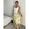 Sukně dlouhá tylová dámská LEMON (S/M/L ONE SIZE) ITALSKÁ MÓDA IM425272/DUR (Velikost S/M, Barva žlutá)