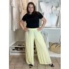 Kalhoty letní dámské (S/M/L ONE SIZE) ITALSKÁ MÓDA IM325ELBA/DUR (Velikost S/M/L, Barva Černá)