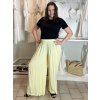 Kalhoty letní dámské (S/M/L ONE SIZE) ITALSKÁ MÓDA IM325ELBA/DUR (Velikost S/M/L, Barva Černá)