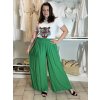 Kalhoty letní dámské (S/M/L ONE SIZE) ITALSKÁ MÓDA IM325ELBA/DUR (Velikost S/M/L, Barva Černá)