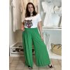 Kalhoty letní dámské (S/M/L ONE SIZE) ITALSKÁ MÓDA IM325ELBA/DUR (Velikost S/M/L, Barva Černá)