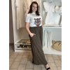 Kalhoty letní dámské (S/M/L ONE SIZE) ITALSKÁ MÓDA IM325ELBA/DUR (Velikost S/M/L, Barva Černá)
