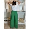 Kalhoty letní dámské (S/M/L ONE SIZE) ITALSKÁ MÓDA IM325ELBA/DUR (Velikost S/M/L, Barva Černá)