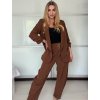 Sako dlouhý rukáv dámské DICE (S/M ONE SIZE) ITALSKÁ MÓDA IMPVN2522493/DU (Velikost S/M, Barva béžová)