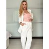 Sako dlouhý rukáv dámské DICE (S/M ONE SIZE) ITALSKÁ MÓDA IMPVN2522493/DU (Velikost S/M, Barva béžová)
