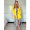 Sako dlouhý rukáv dámské DICE (S/M ONE SIZE) ITALSKÁ MÓDA IMPVN2522493/DU (Velikost S/M, Barva béžová)