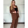 Sako dlouhý rukáv dámské DICE (S/M ONE SIZE) ITALSKÁ MÓDA IMPVN2522493/DU (Velikost S/M, Barva béžová)