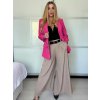 Sako dlouhý rukáv dámské DICE (S/M ONE SIZE) ITALSKÁ MÓDA IMPVN2522493/DU (Velikost S/M, Barva béžová)