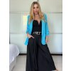 Sako dlouhý rukáv dámské DICE (S/M ONE SIZE) ITALSKÁ MÓDA IMPVN2522493/DU (Velikost S/M, Barva béžová)