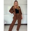 Sako dlouhý rukáv dámské DICE (S/M ONE SIZE) ITALSKÁ MÓDA IMPVN2522493/DU (Velikost S/M, Barva béžová)