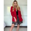 Sako dlouhý rukáv dámské DICE (S/M ONE SIZE) ITALSKÁ MÓDA IMPVN2522493/DU (Velikost S/M, Barva béžová)