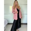 Sako dlouhý rukáv dámské DICE (S/M ONE SIZE) ITALSKÁ MÓDA IMPVN2522493/DU (Velikost S/M, Barva béžová)