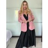 Sako dlouhý rukáv dámské DICE (S/M ONE SIZE) ITALSKÁ MÓDA IMPVN2522493/DU (Velikost S/M, Barva béžová)