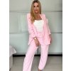 Sako dlouhý rukáv dámské DICE (S/M ONE SIZE) ITALSKÁ MÓDA IMPVN2522493/DU (Velikost S/M, Barva béžová)