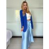 Sako dlouhý rukáv dámské DICE (S/M ONE SIZE) ITALSKÁ MÓDA IMPVN2522493/DU (Velikost S/M, Barva béžová)