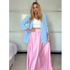 Sako dlouhý rukáv dámské DICE (S/M ONE SIZE) ITALSKÁ MÓDA IMPVN2522493/DU (Velikost S/M, Barva béžová)