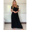 Šaty letní krátký rukáv dámské (S/M/L ONE SIZE) ITALSKÁ MÓDA IMSM25013/DU (Velikost S/M/L, Barva béžová)