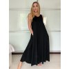 Overal dlouhý elegantní letní bez rukávu dámský VANESA (S/M/L ONE SIZE) ITALSKÁ MÓDA IMWAD25555/DU (Velikost S/M/L, Barva béžová)