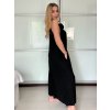 Overal dlouhý elegantní letní bez rukávu dámský VANESA (S/M/L ONE SIZE) ITALSKÁ MÓDA IMWAD25555/DU (Velikost S/M/L, Barva béžová)