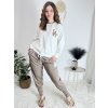 Souprava tepláková mikina dlouhý rukáv a tepláky dlouhé dámské (S/M/L ONE SIZE) ITALSKÁ MÓDA IMD25037/DR (Velikost S/M/L, Barva Černá)