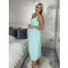 Šaty krátké letní bez rukávu dámské RIANA (XS/S/M ONE SIZE) ITALSKÁ MÓDA IMSM25021/DU (Velikost XS/S/M, Barva Černá)