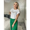 Tričko oversize krátký rukáv dámské PROSECCO  (S/M/L ONE SIZE) ITALSKÁ MÓDA IMD23807/DU