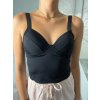 Croptop na ramínka dámský ADDA (S/M ONE SIZE) ITALSKÁ MÓDA IMPLP2480760045/DU