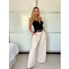 Kalhoty elegantní s páskem dámské (S/M/L ONE SIZE) ITALSKá MóDA IMSM25DEVONE/DU