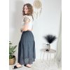 Sukně dlouhá s páskem dámská MERIL (S/M/L ONE SIZE) ITALSKÁ MÓDA IMSM25071/DU
